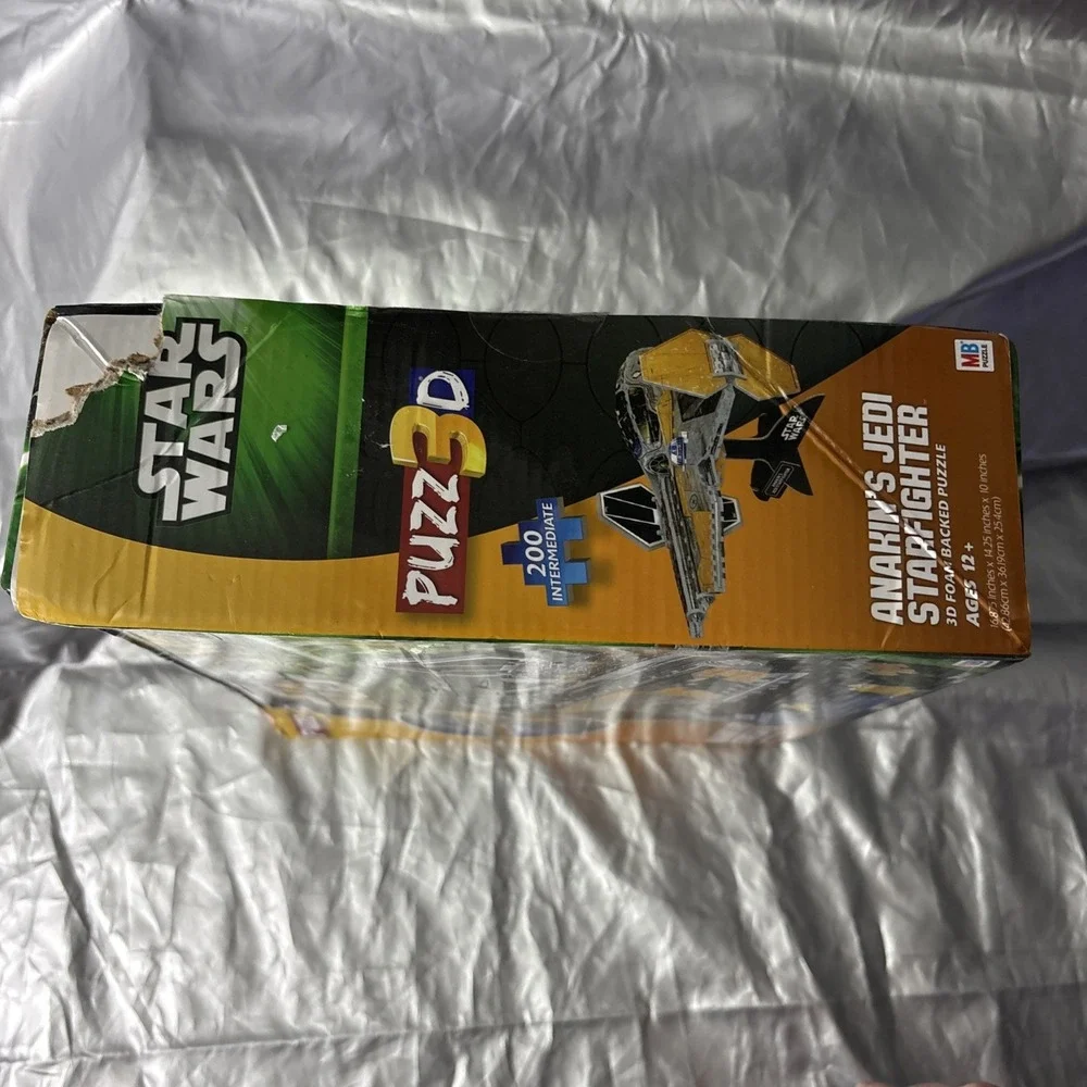 Star Wars Puzz3D Anakin's Jedi‎ Starfighter Foam Backed Puzzle Milton Bradley